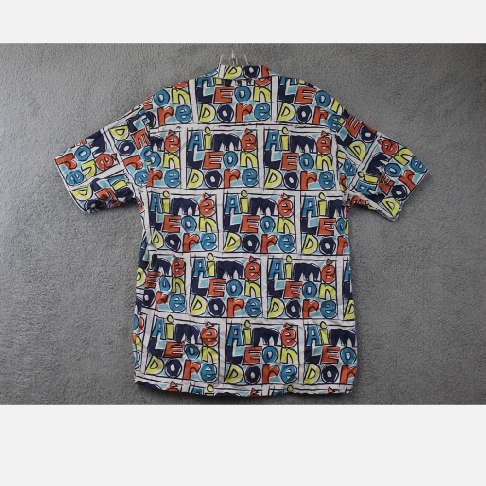 Aime Leon Dore Men’s Crayon Print Leisure Shirt - Picture 3 of 4